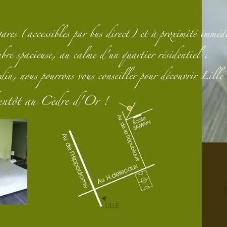Au Cedre D'Or B&B Lambersart Exterior photo